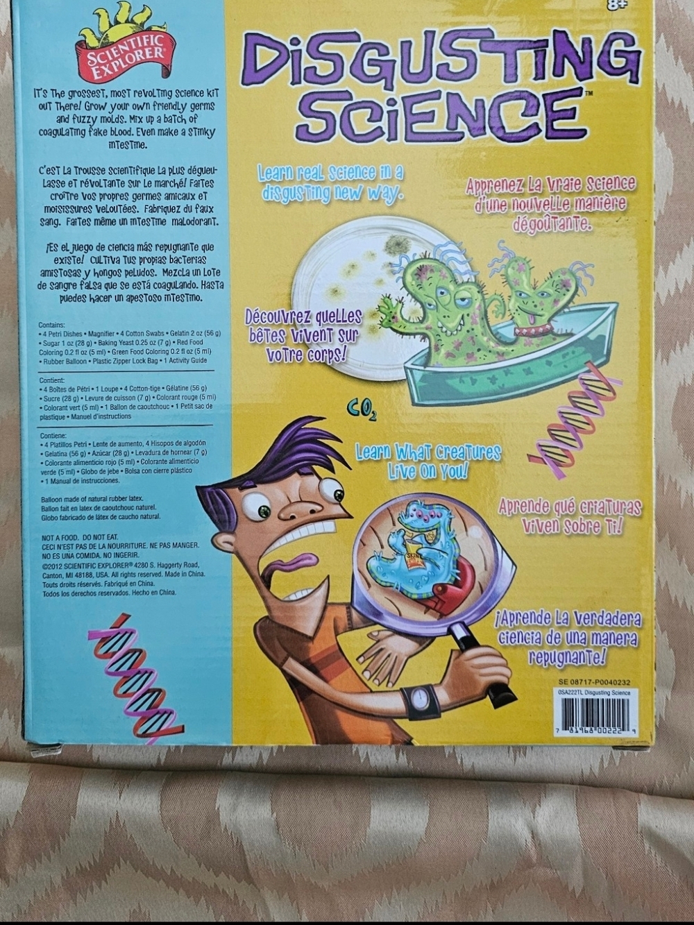 Disgusting Science Kids Activity Kit - Bright Yellow Box - Picture 2 of 2